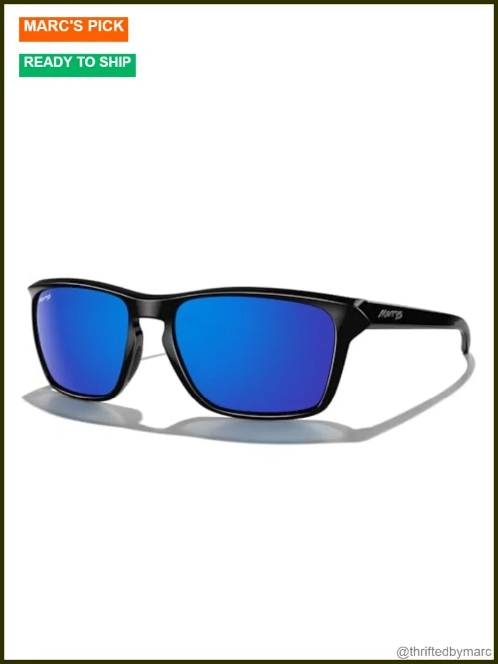 Rectangular Polarized Sunglasses UV400 Protection for Men Women Driving Fishing